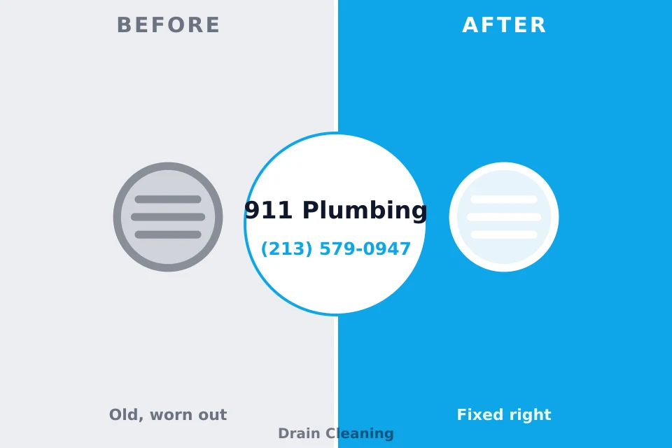 Before and after: plumbing repair Mountain Home AFB, ID